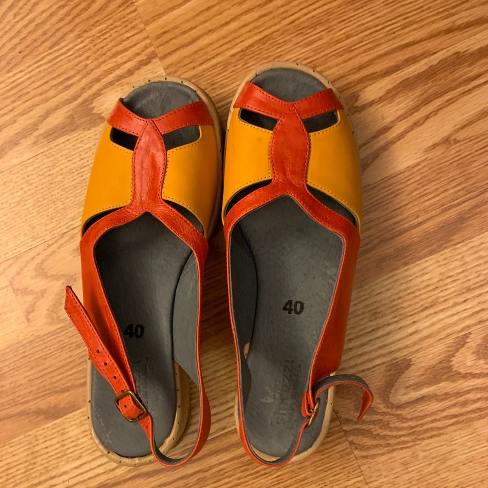 Comfy and Snazzy Shiruzzi sandals worn only twice, size 40